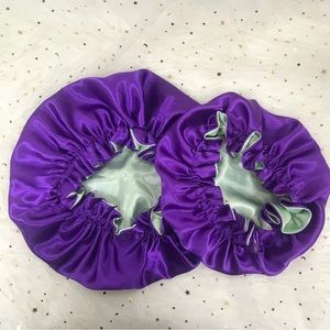 Mommy and me Silk bonnets